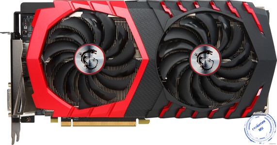 видеокарт MSI Radeon RX 580 Gaming plus